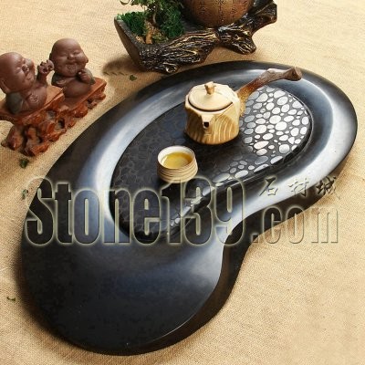 石頭材質的茶盤欣賞
