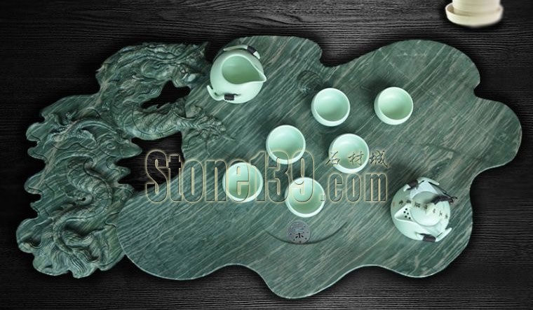 石頭材質的茶盤欣賞