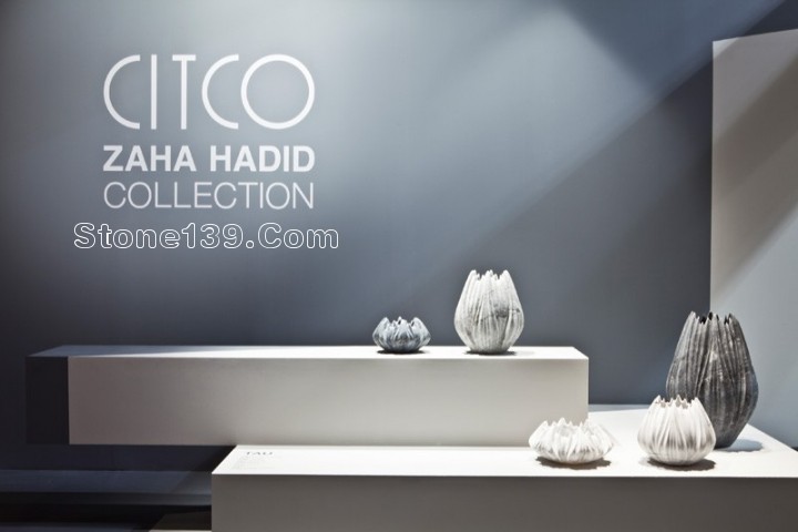 Zaha Hadid設計的創意大理石花瓶The Tau Vase