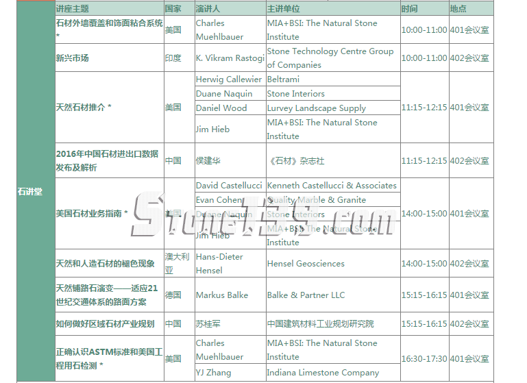 第17屆廈門石材展 開幕倒計時21天 世界石材大會 7號議程發(fā)布