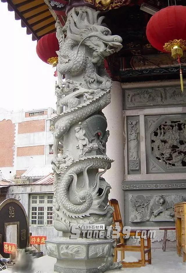 福建惠安石雕龍柱的加工秘訣,三步成就精品雕塑 石材龍柱雕刻產品展示