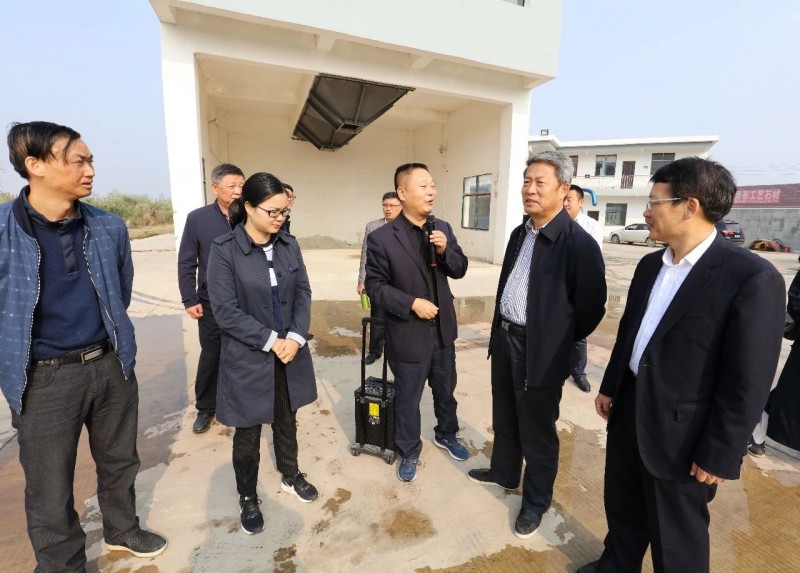 湖北黃岡政協委員蒞臨中部（麻城）石材循環經濟產業園調研！