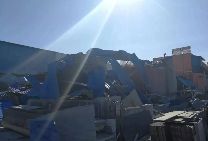 山東青島市城陽區石材加工廠違建全部拆除