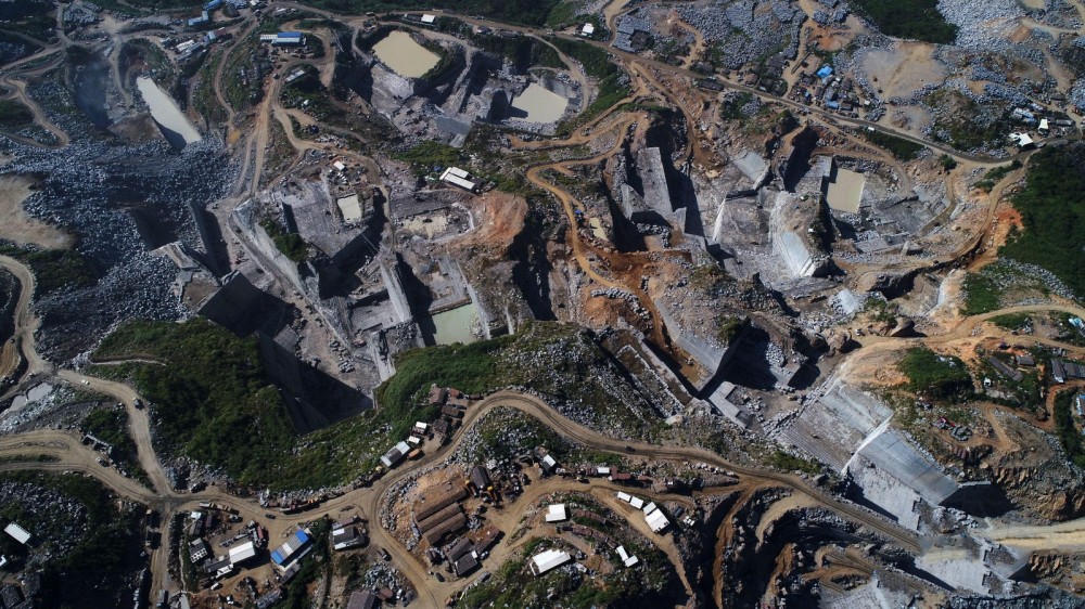 福建吳田山礦區長泰全面關停石材加工企業后發生的變化，曾經輝煌的654不復存在！