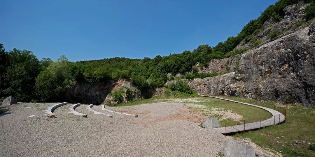 礦山采石場再利用，這座采石場被列入世界文化遺產 