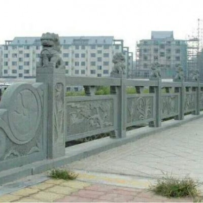 青石欄桿，石雕欄桿，石欄板，橋欄板
